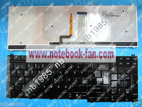 New Toshiba Qosmio X500 X505 Keyboard UK BACKLIT - Click Image to Close